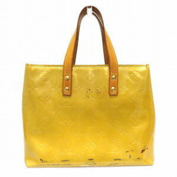 Louis Vuitton PM Handbag Yellow Reed Vernis - Picture 1 of 8